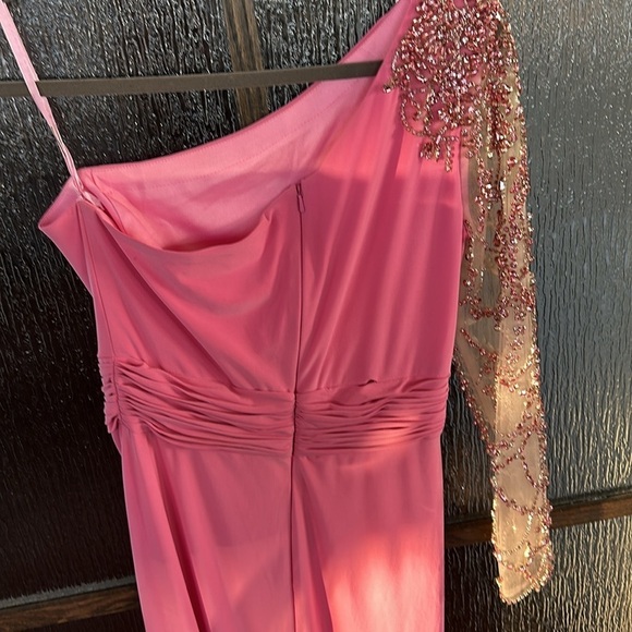 Mac Duggal Asymmetrical Crystal-Embellished Jersey Gown size 8 $698 - Picture 10 of 12